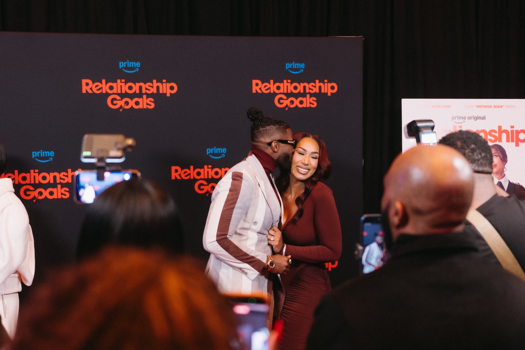 Couple on the red carpet